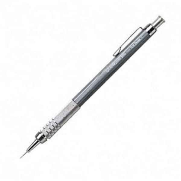 Pentel Of America PG529N GraphGear 500 Mechanical Drafting Pencil .9mm Gray